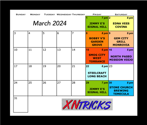 XNTricks Calendar 2024-03